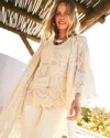 Chico's Island Crochet Lace Tank In Neutral