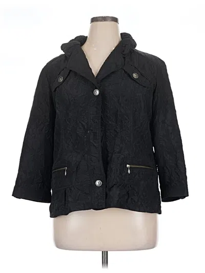 Pre-owned Chico's Jacket In Black