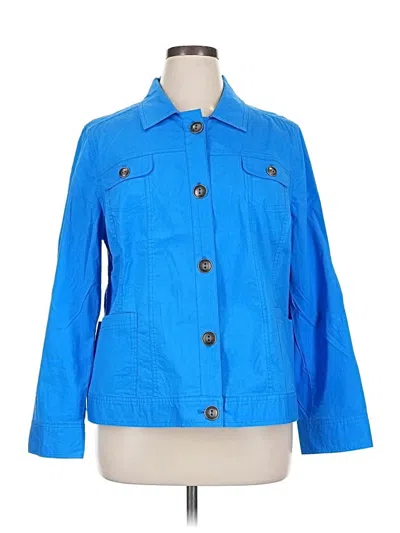 Pre-owned Chico's Jacket In Blue