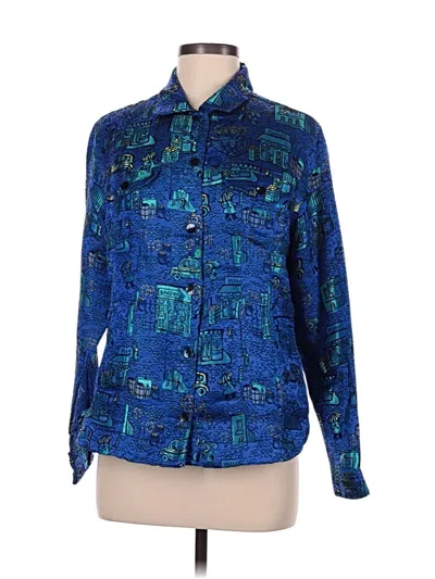 Pre-owned Chico's Jacket In Blue