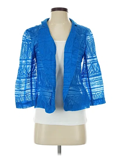 Pre-owned Chico's Jacket In Blue