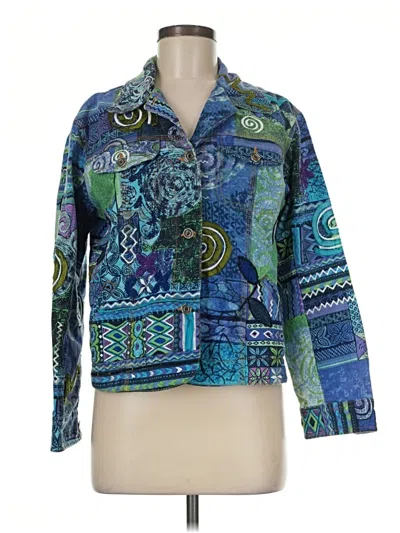 Pre-owned Chico's Jacket In Blue