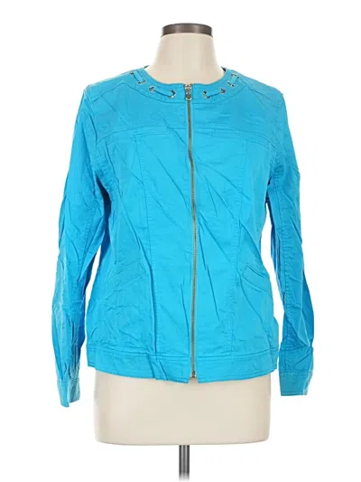 Pre-owned Chico's Jacket In Blue