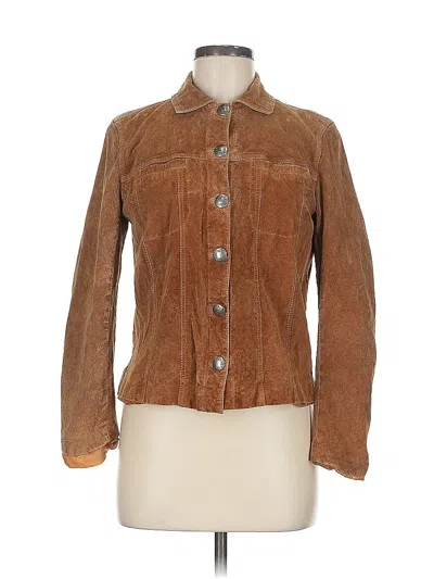 Pre-owned Chico's Jacket In Brown
