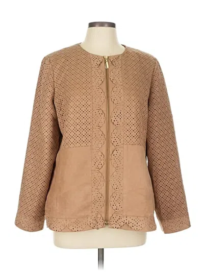 Pre-owned Chico's Jacket In Brown