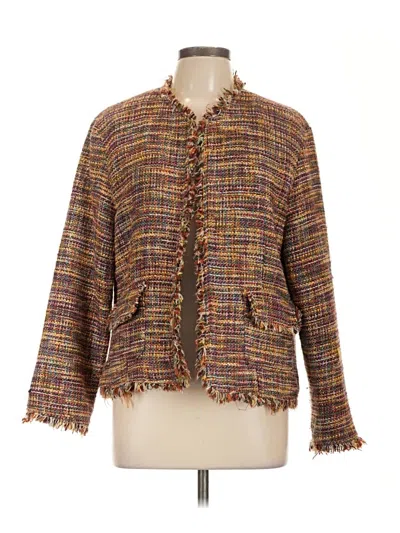 Pre-owned Chico's Jacket In Brown