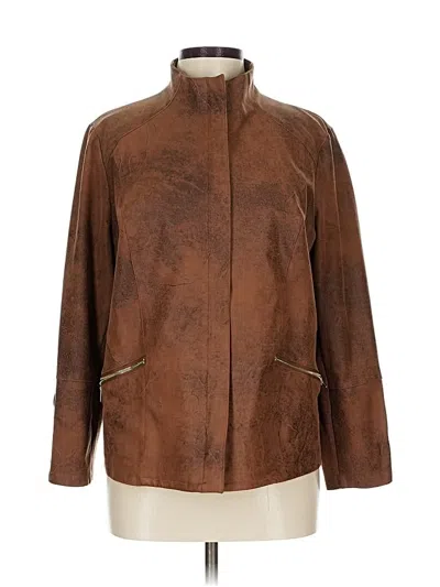 Pre-owned Chico's Jacket In Brown