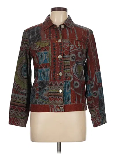 Pre-owned Chico's Jacket In Brown