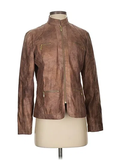 Pre-owned Chico's Jacket In Brown