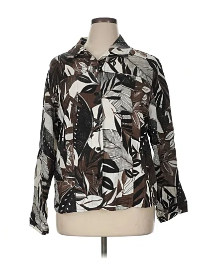 Pre-owned Chico's Jacket In Brown