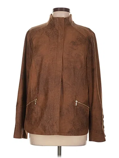 Pre-owned Chico's Jacket In Brown