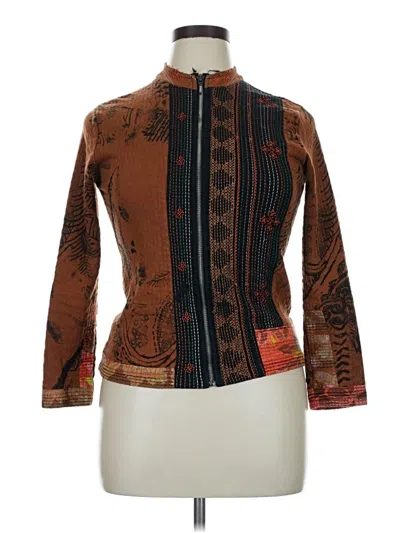 Pre-owned Chico's Jacket In Brown