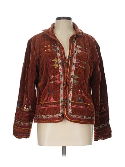 Pre-owned Chico's Jacket In Brown