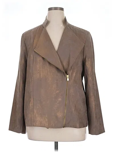 Pre-owned Chico's Jacket In Brown