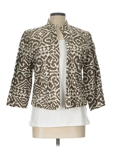 Pre-owned Chico's Jacket In Brown