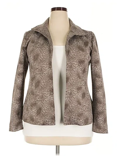 Pre-owned Chico's Jacket In Brown