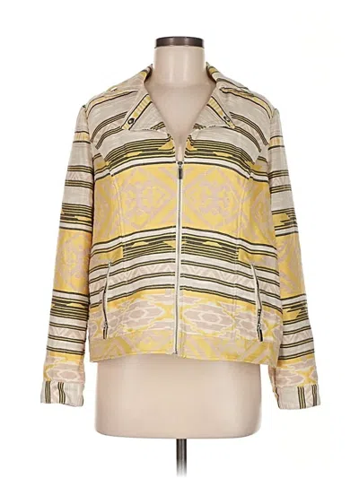 Pre-owned Chico's Jacket In Gold