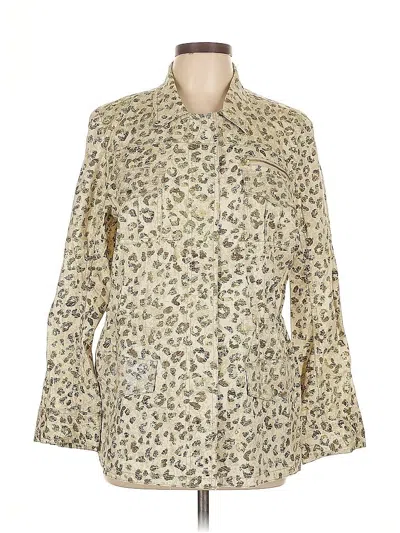 Pre-owned Chico's Jacket In Gold