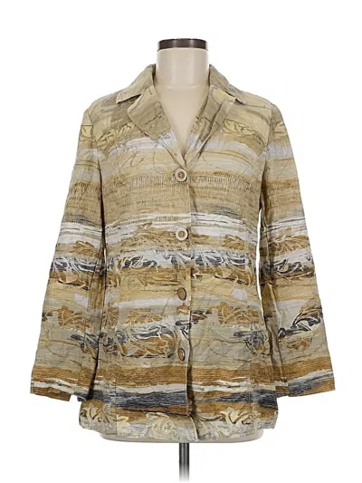 Pre-owned Chico's Jacket In Gold