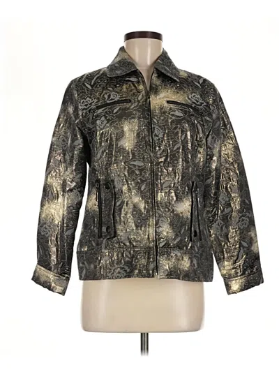 Pre-owned Chico's Jacket In Gold