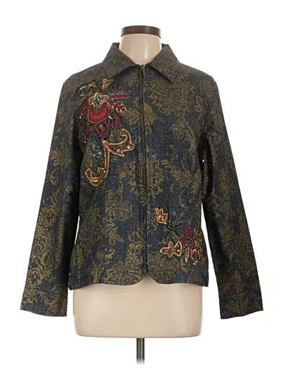 Pre-owned Chico's Jacket In Gold
