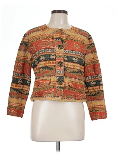 Pre-owned Chico's Jacket In Gold