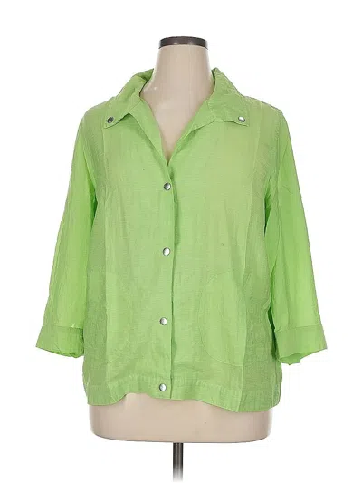 Pre-owned Chico's Jacket In Green