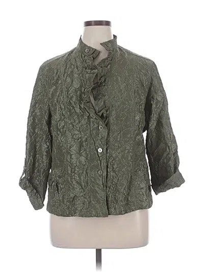 Pre-owned Chico's Jacket In Green