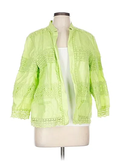 Pre-owned Chico's Jacket In Green