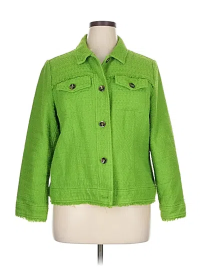 Pre-owned Chico's Jacket In Green