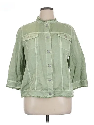 Pre-owned Chico's Jacket In Green