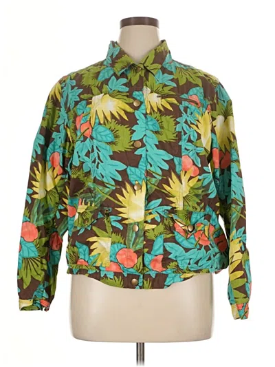 Pre-owned Chico's Jacket In Green