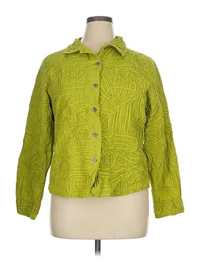 Pre-owned Chico's Jacket In Green