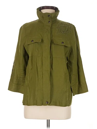 Pre-owned Chico's Jacket In Green