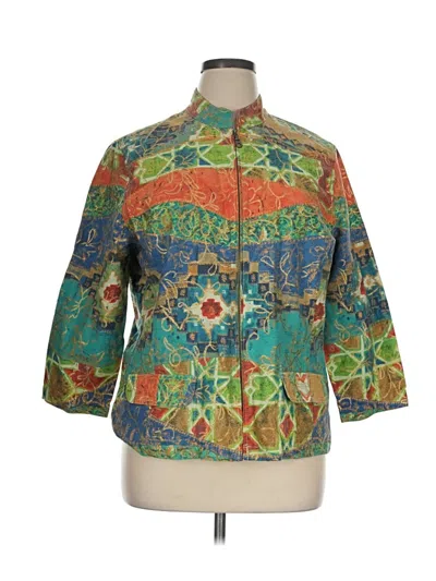 Pre-owned Chico's Jacket In Green