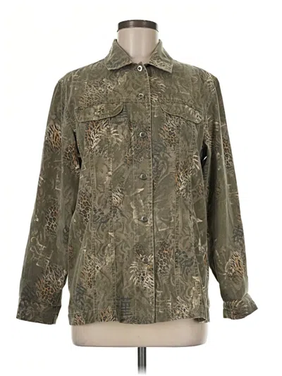 Pre-owned Chico's Jacket In Green