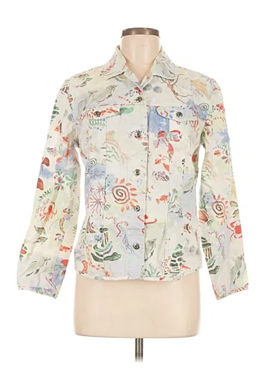 Pre-owned Chico's Jacket In Ivory