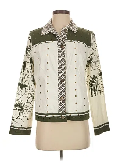 Pre-owned Chico's Jacket In Ivory