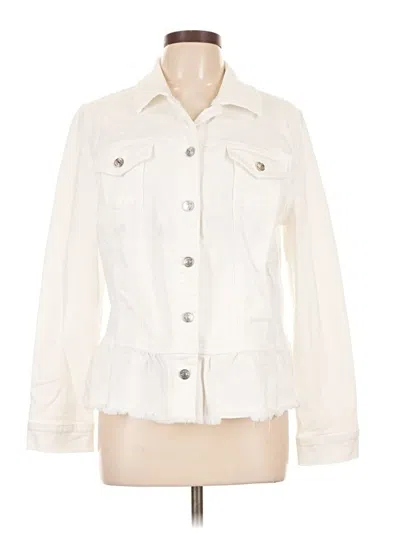 Pre-owned Chico's Jacket In Ivory