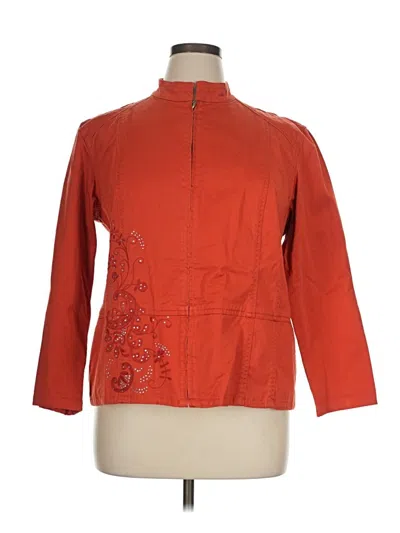 Pre-owned Chico's Jacket In Orange