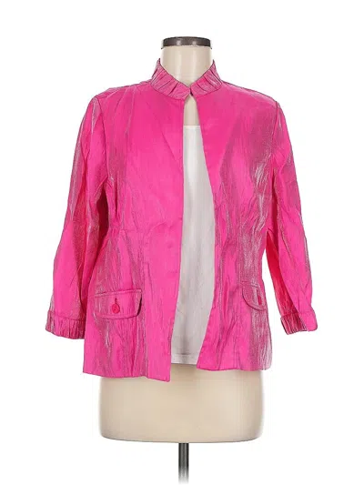 Pre-owned Chico's Jacket In Pink