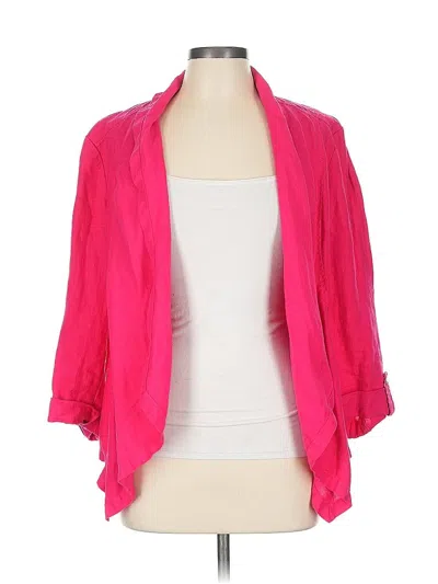 Pre-owned Chico's Jacket In Pink