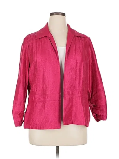 Pre-owned Chico's Jacket In Pink