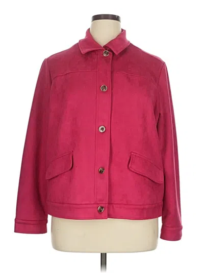 Pre-owned Chico's Jacket In Pink
