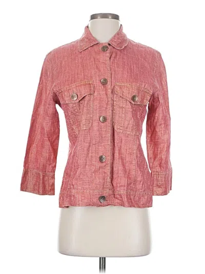 Pre-owned Chico's Jacket In Pink