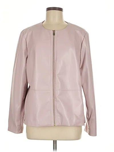 Pre-owned Chico's Jacket In Pink