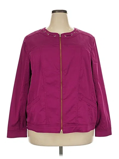 Pre-owned Chico's Jacket In Purple