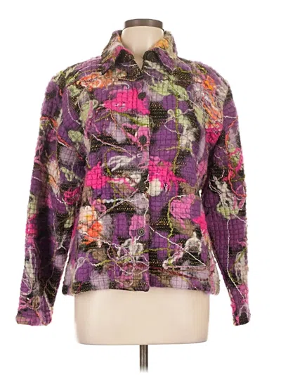 Pre-owned Chico's Jacket In Purple