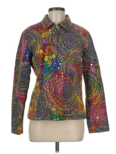 Pre-owned Chico's Jacket In Purple
