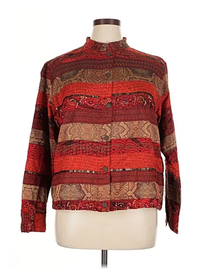 Pre-owned Chico's Jacket In Red